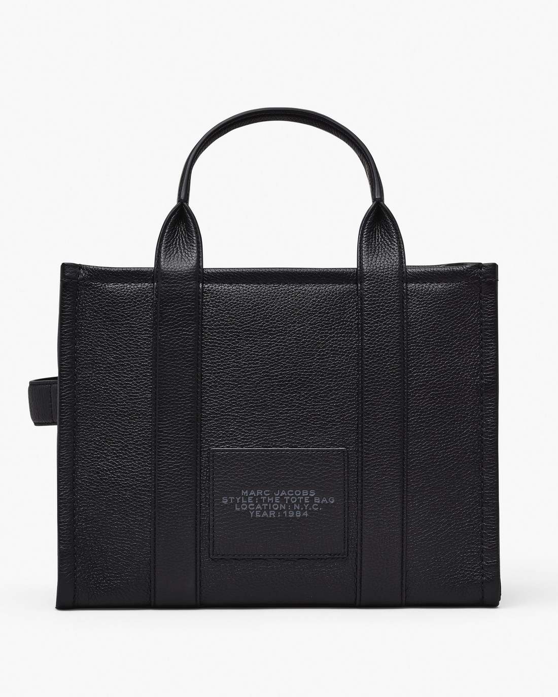 Marc Jacobs The Leather Medium Tote Bag Black