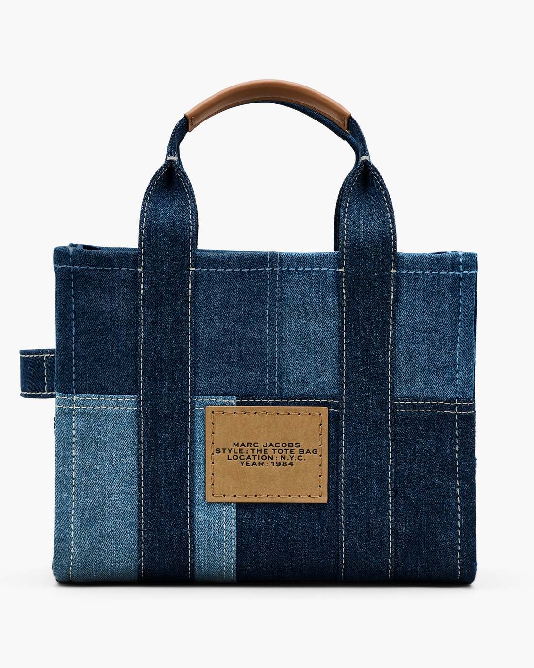 Marc Jacobs The Denim Small Tote Bag Blue Denim