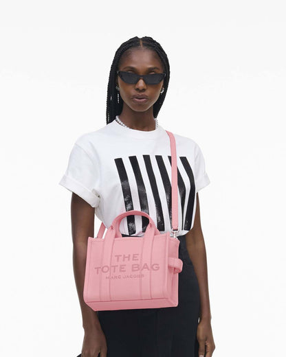 Marc Jacobs The Leather Small Tote Bag Ribbon Pink