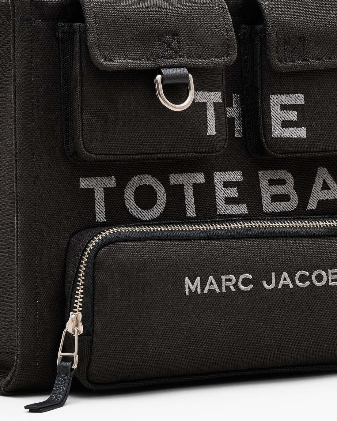 Marc Jacobs The Cargo Canvas Medium Tote Bag Black