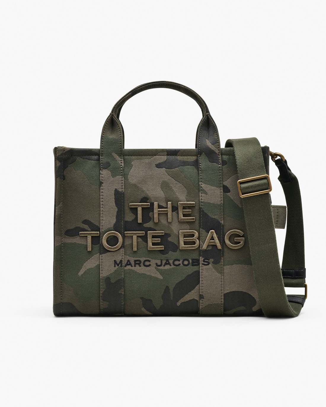 Marc Jacobs The Camo Jacquard Medium Tote Bag Camo Multi