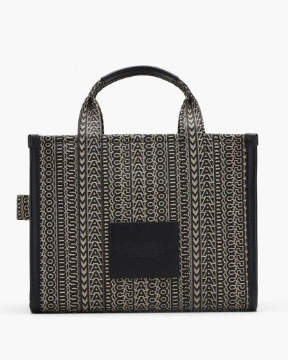 Marc Jacobs The Monogram Jacquard Medium Tote Bag Beige Multi