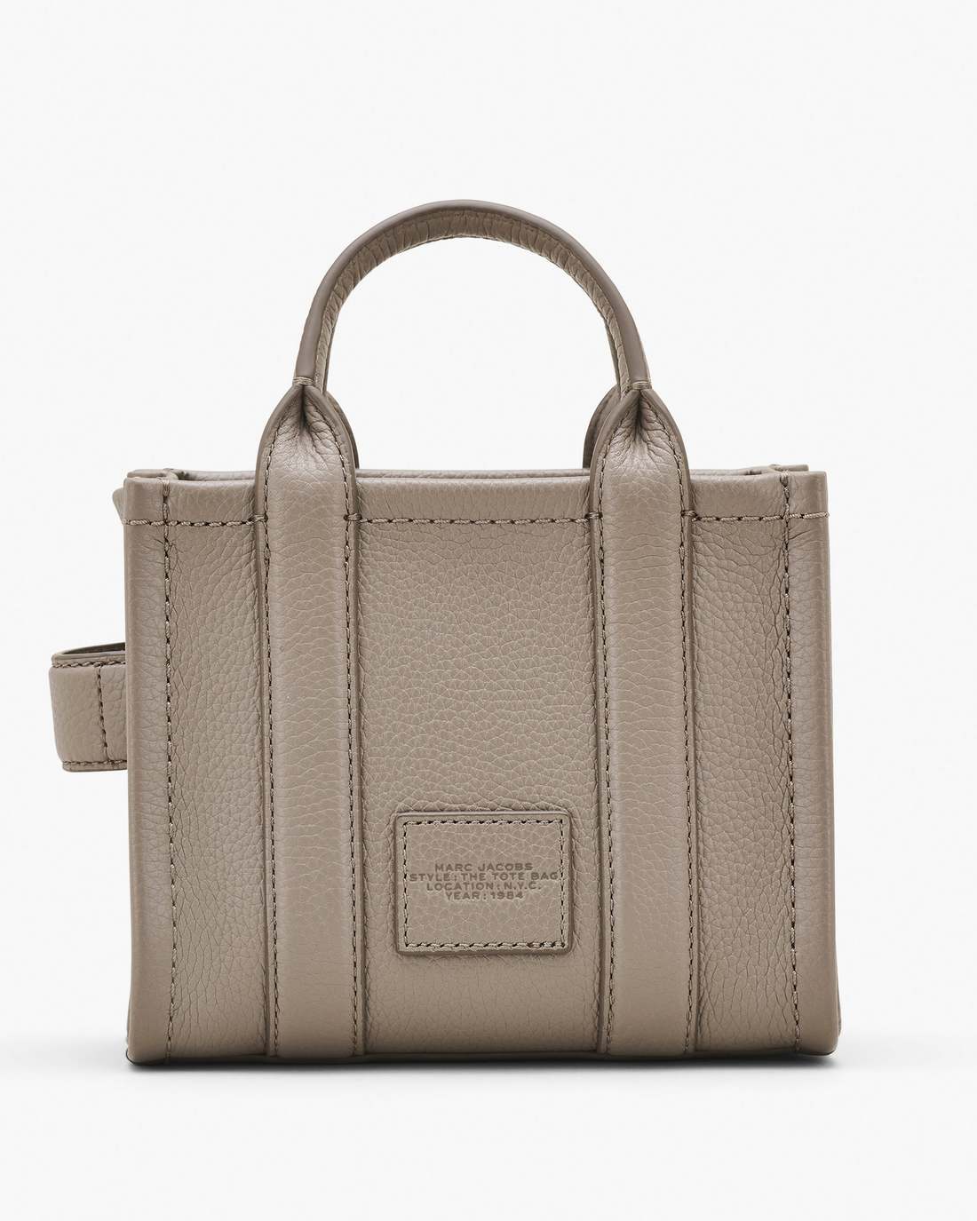 Marc Jacobs The Leather Crossbody Tote Bag Cement