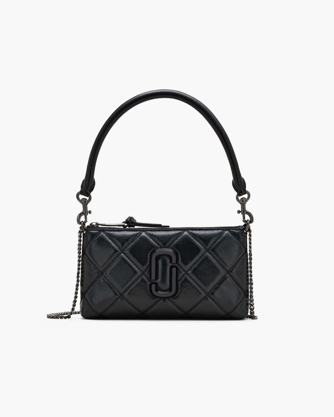 Marc Jacobs The Quilted Snapshot Convertible Shoulder Bag Black