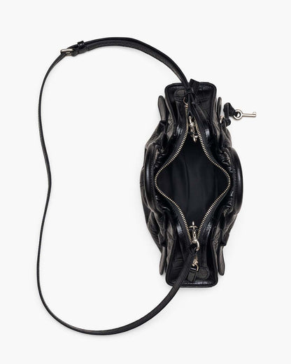 Marc Jacobs The Croc Cristina Small Satchel Black