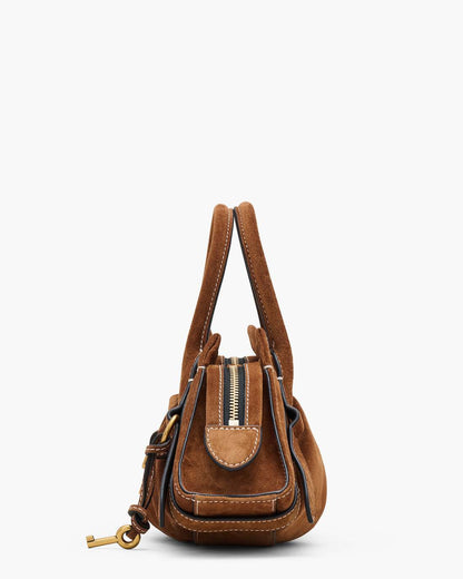 Marc Jacobs The Suede Cristina Small Satchel Copper