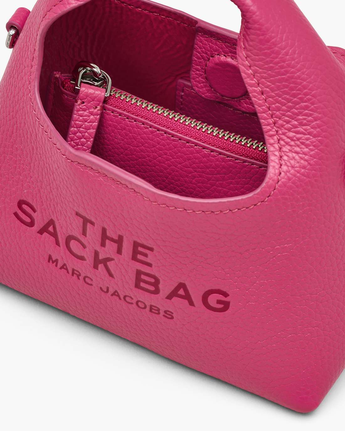 Marc Jacobs The Micro Crossbody Sack Bag Raspberry Pink
