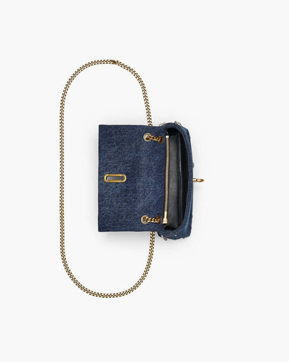 Marc Jacobs The Trinket Charm Denim Dual Chain Mini Bag Medium Wash Multi