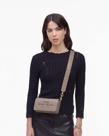 Marc Jacobs The Leather Mini Bag Cement