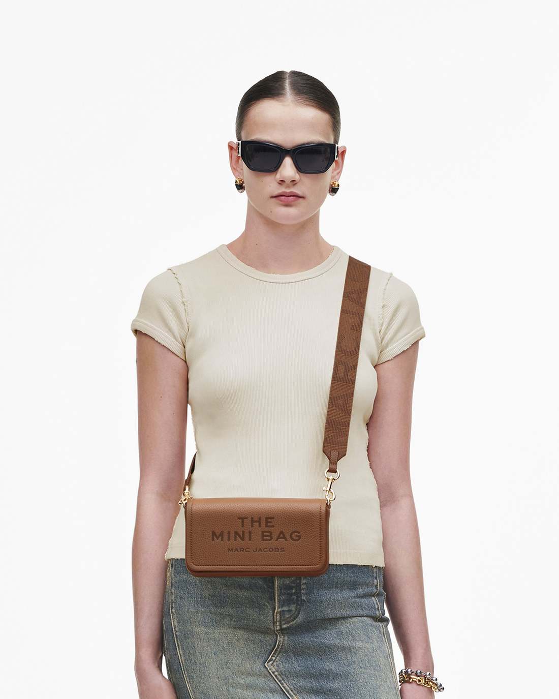 Marc Jacobs The Leather Mini Bag Argan Oil