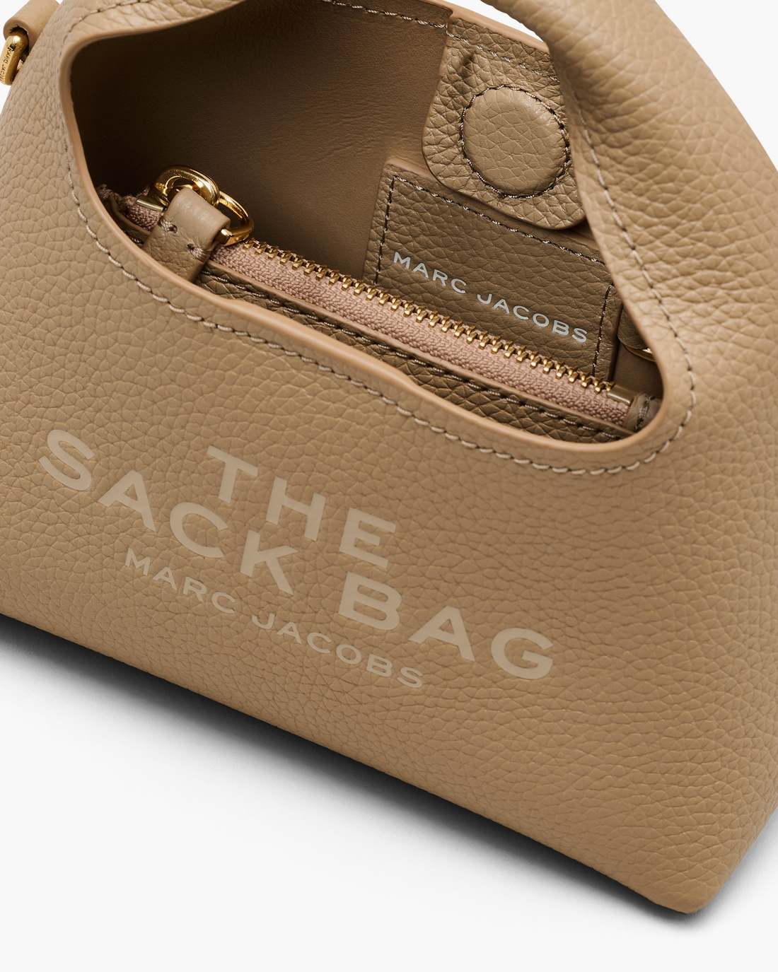 Marc Jacobs The Micro Crossbody Sack Bag Camel