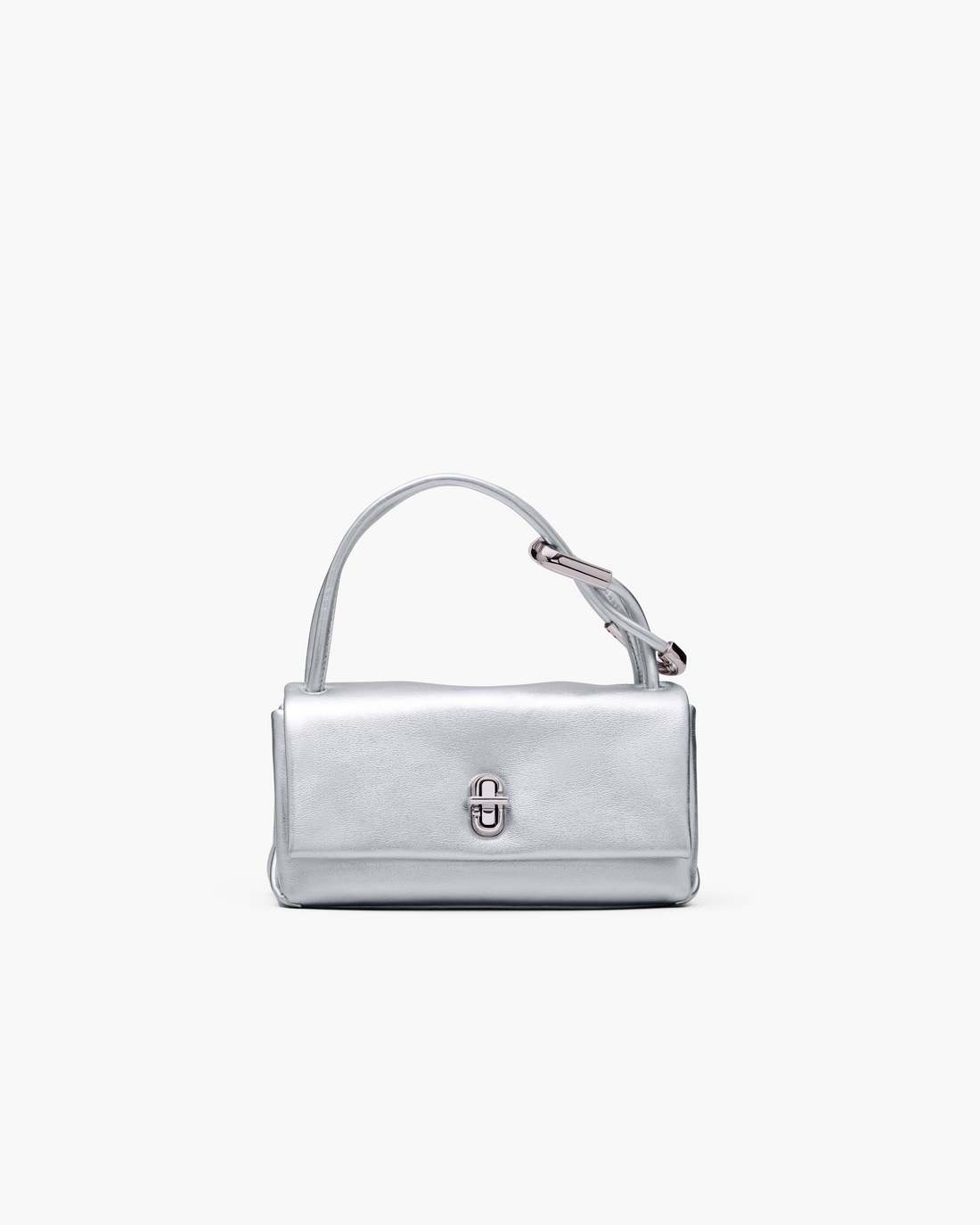 Marc Jacobs The Metallic Mini Dual Bag Silver