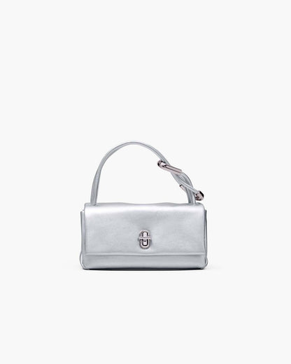Marc Jacobs The Metallic Mini Dual Bag Silver