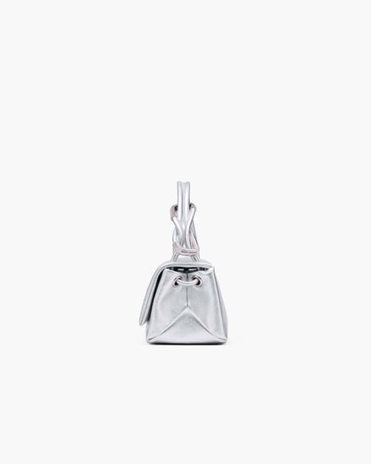 Marc Jacobs The Metallic Mini Dual Bag Silver