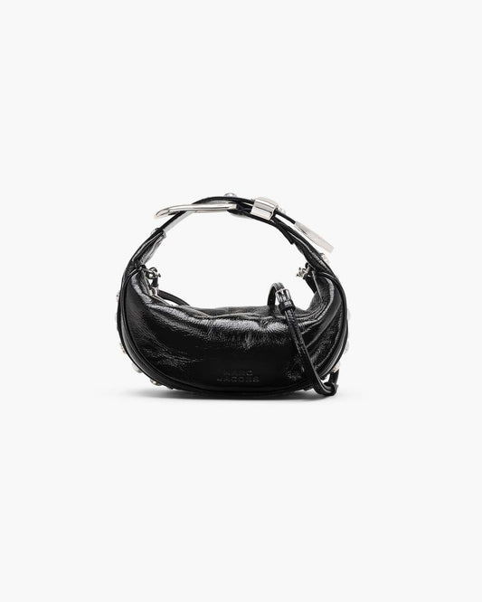 Marc Jacobs The Crinkle Patent Party Bag Black