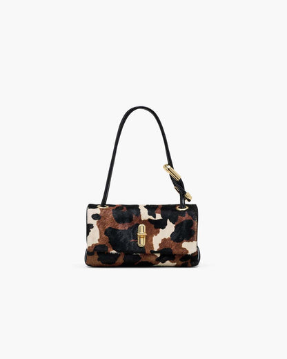 Marc Jacobs The Cow Haircalf Mini Dual Shoulder Bag Mocha Multi
