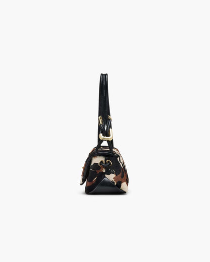 Marc Jacobs The Cow Haircalf Mini Dual Shoulder Bag Mocha Multi