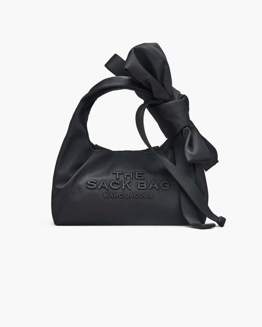 Marc Jacobs The Bow Nylon Mini Sack Bag Black