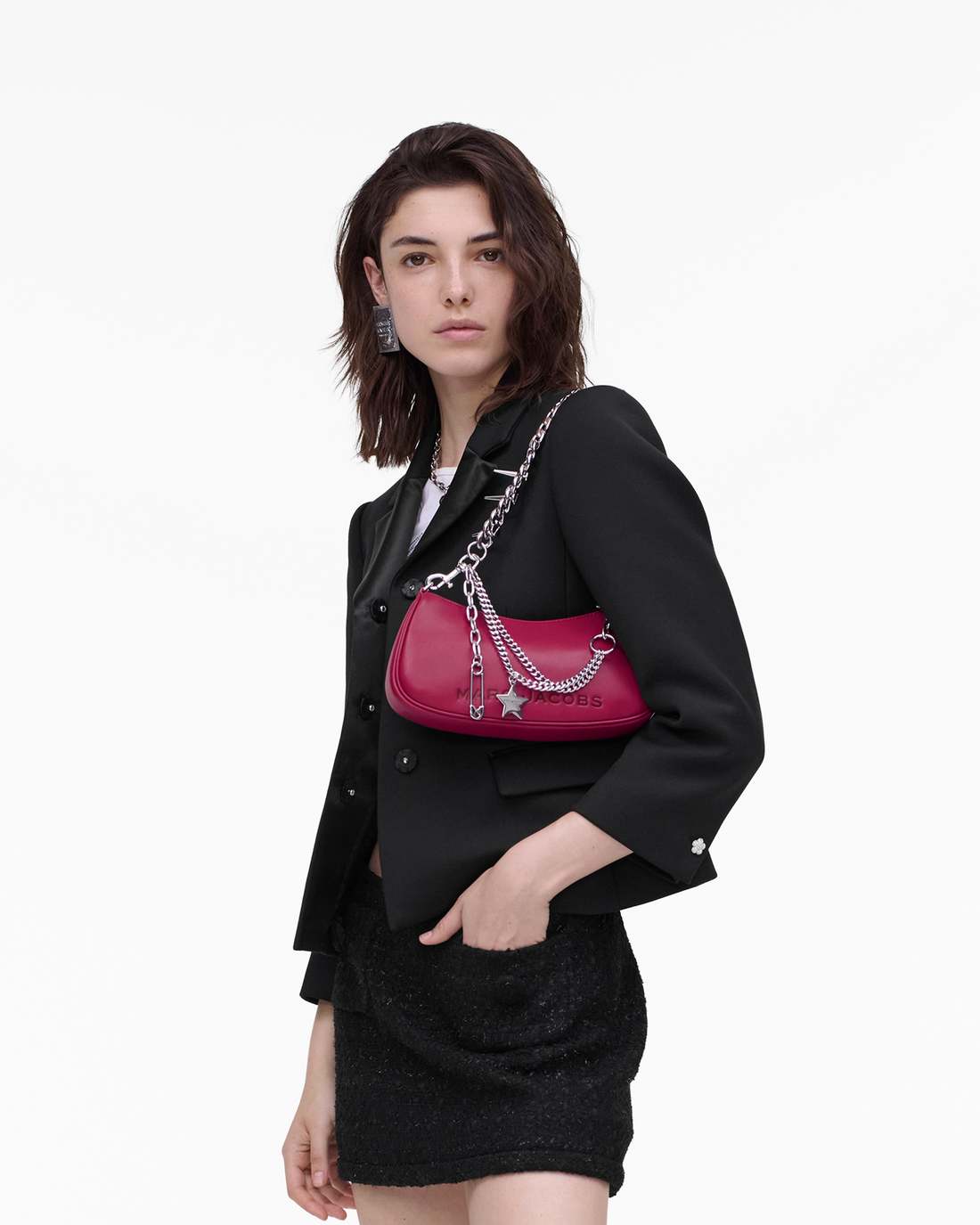 Marc Jacobs The Star Charm Shoulder Bag Lipgloss Pink