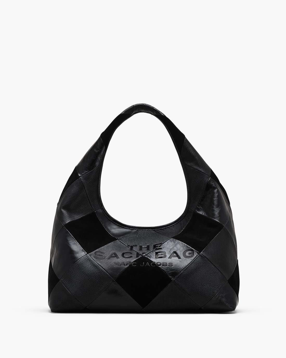 Marc Jacobs The Suede Patchwork Sack Bag Black Multi