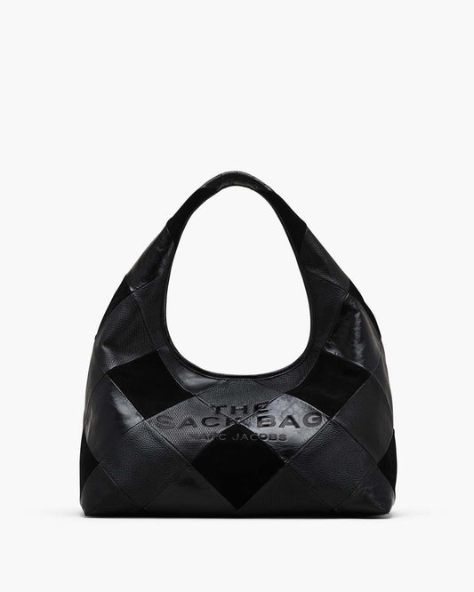 Marc Jacobs The Suede Patchwork Sack Bag Black Multi