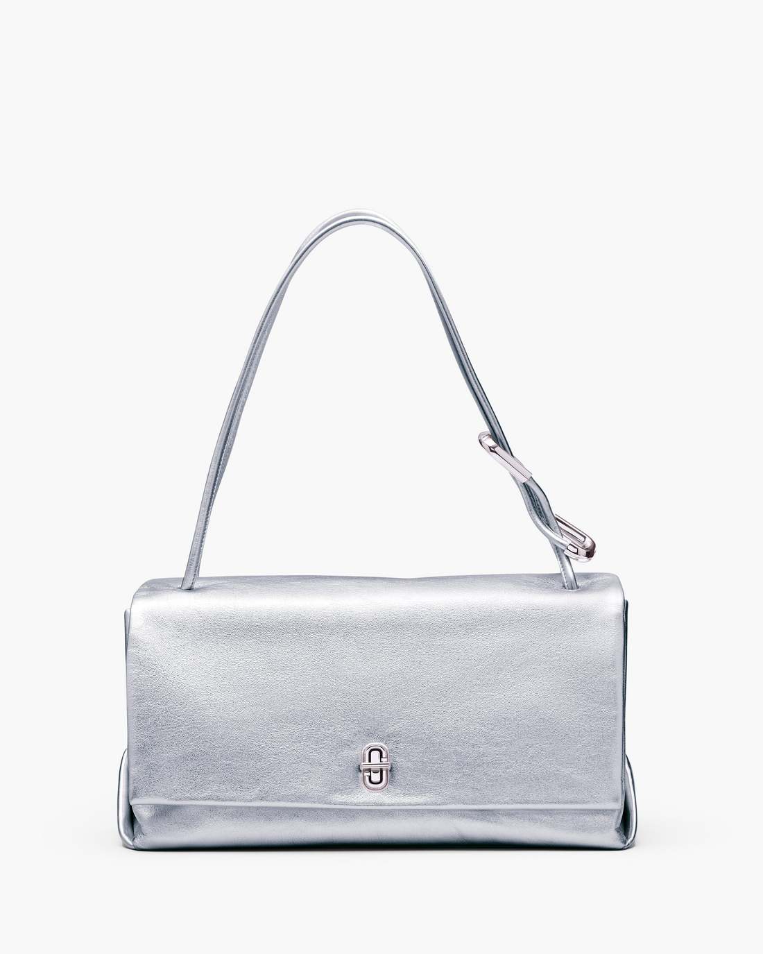 Marc Jacobs The Metallic Large Dual Bag Silver