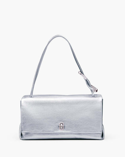 Marc Jacobs The Metallic Large Dual Bag Silver