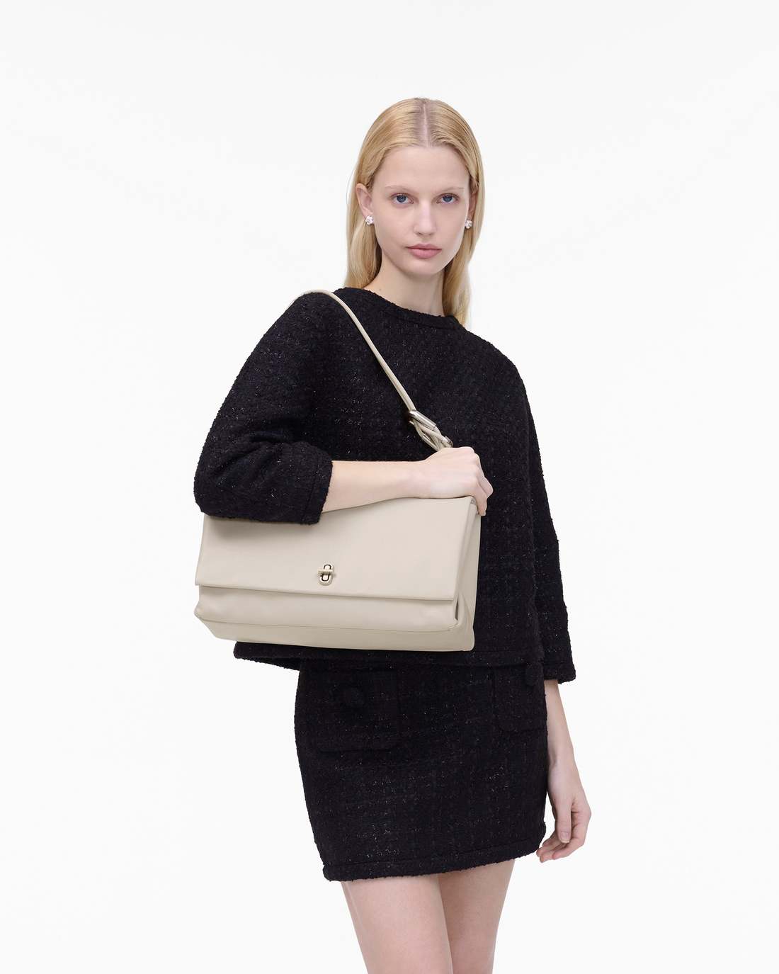 Marc Jacobs The Large Dual Bag Cloud White