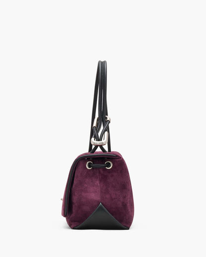 Marc Jacobs The Suede Large Dual Dark Plum