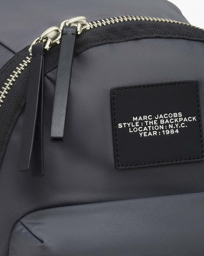 Marc Jacobs The Biker Nylon Large Backpack Dark Shadow