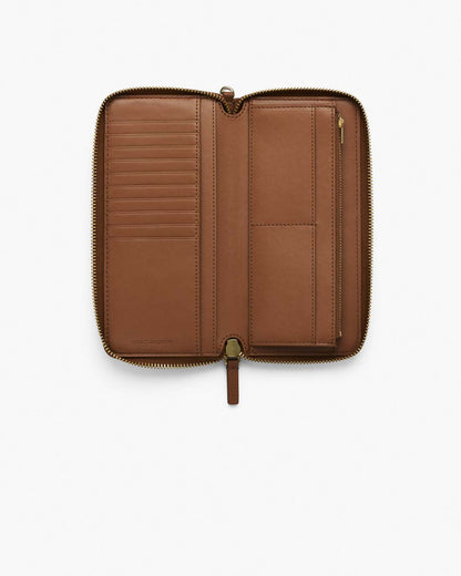 Marc Jacobs The Leather Continental Wallet Argan Oil
