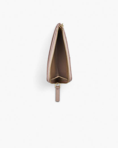 Marc Jacobs The Leather Top Zip Multi Wallet Rose