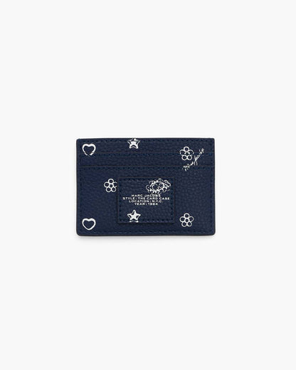 Marc Jacobs The Bandana Card Case Navy Multi