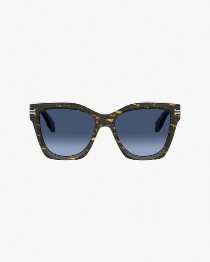 Marc Jacobs Icon Edge Oversized Square Sunglasses Havana