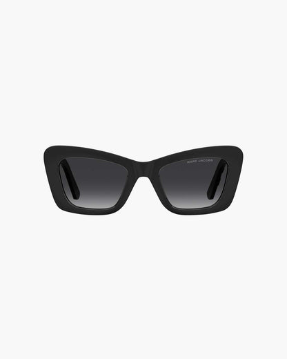 Marc Jacobs The Bold Logo Cat Eye Sunglasses Black/White
