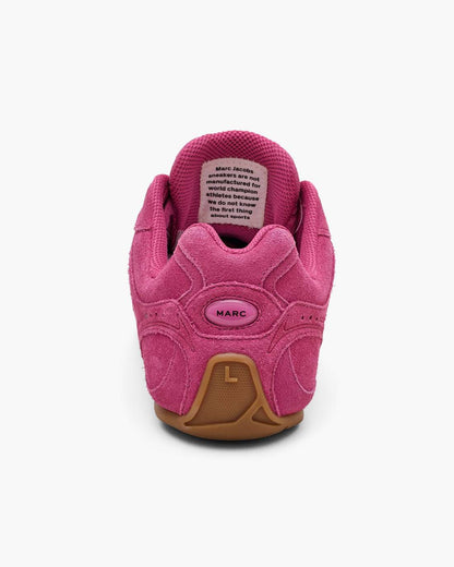 Marc Jacobs The Suede 72 Spring Sneaker Raspberry Pink
