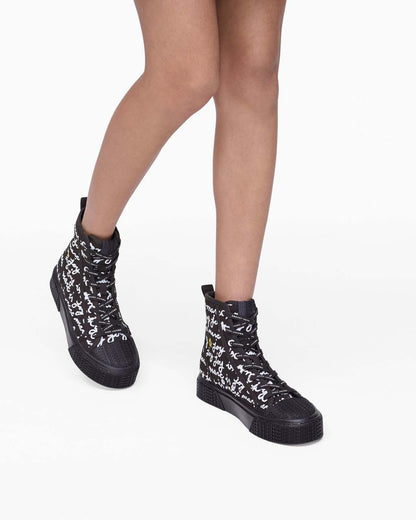 Marc Jacobs The Marc Is Joy Canvas Sneaker Black Multi