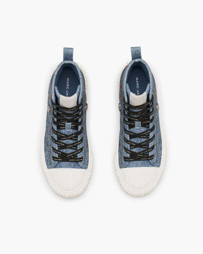 Marc Jacobs The Trinket Charm High Top Sneaker Medium Wash Multi