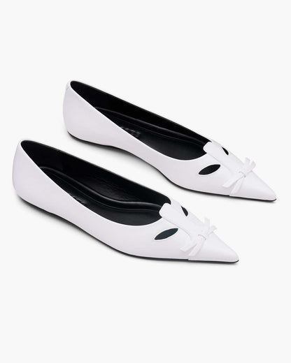 Marc Jacobs The Kat Ballerina Bright White