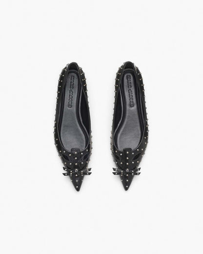 Marc Jacobs The Glam Studs Kat Ballerina Black