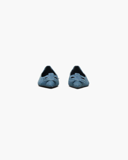 Marc Jacobs The Denim Kat Ballerina Vintage Indigo