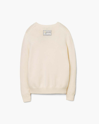Marc Jacobs Marc Is Joy Jacquard Crewneck Ivory