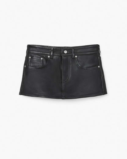 Marc Jacobs The Leather Skort Black