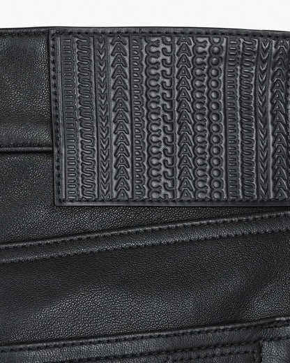 Marc Jacobs The Leather Skort Black
