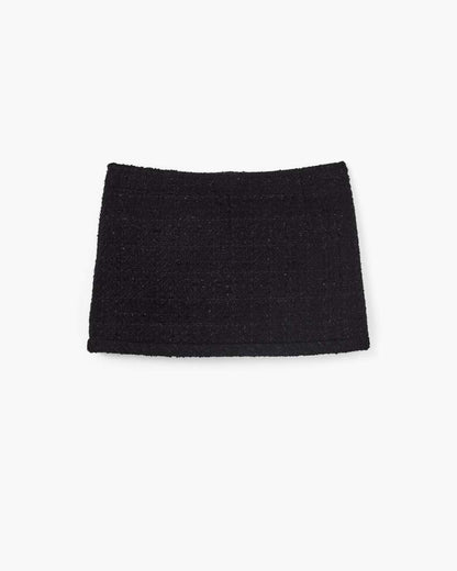 Marc Jacobs Tweed Mini Skirt Black